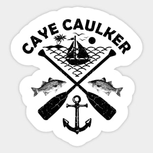Caye Caulker Beach, Belize, Boat Paddle Sticker
